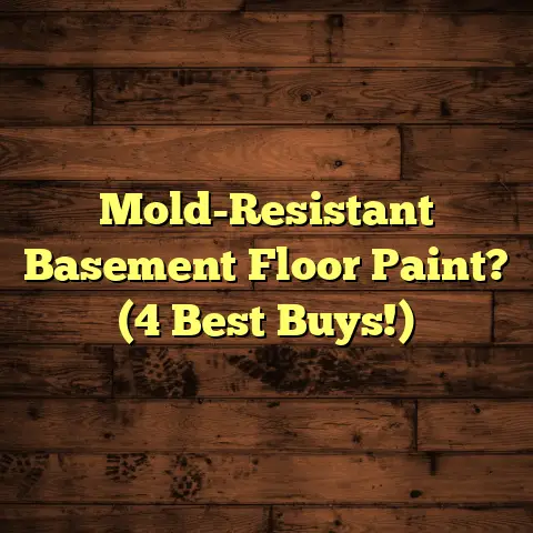 Mold-Resistant Basement Floor Paint? (4 Best Buys!)