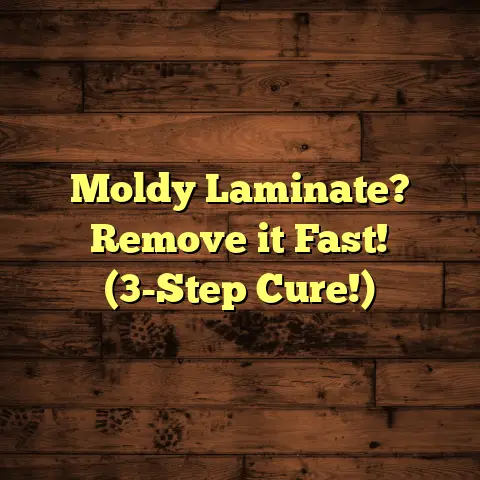 Moldy Laminate? Remove it Fast! (3-Step Cure!)