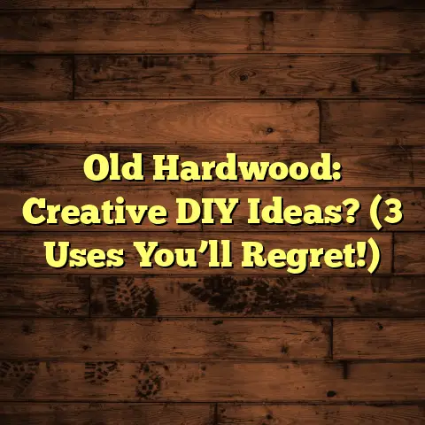 Old Hardwood: Creative DIY Ideas? (3 Uses You’ll Regret!)