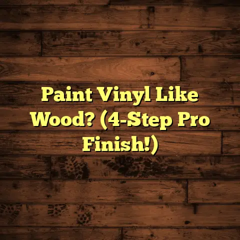 Paint Vinyl Like Wood? (4-Step Pro Finish!)