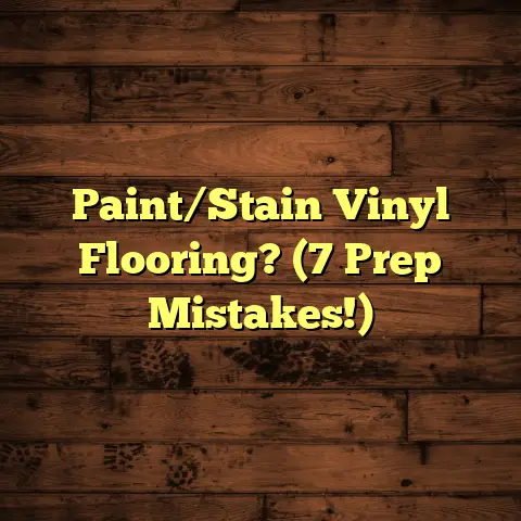 Paint/Stain Vinyl Flooring? (7 Prep Mistakes!)