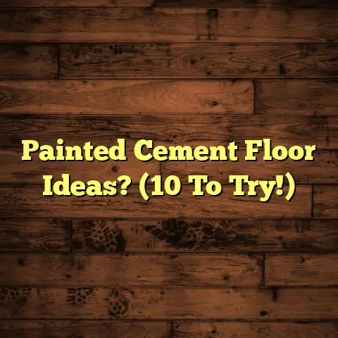 Painted Cement Floor Ideas? (10 To Try!)