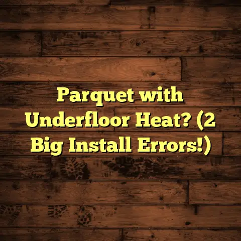 Parquet with Underfloor Heat? (2 Big Install Errors!)