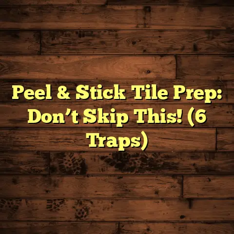 Peel & Stick Tile Prep: Don’t Skip This! (6 Traps)