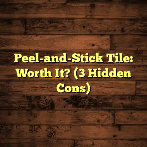 Peel-and-Stick Tile: Worth It? (3 Hidden Cons)