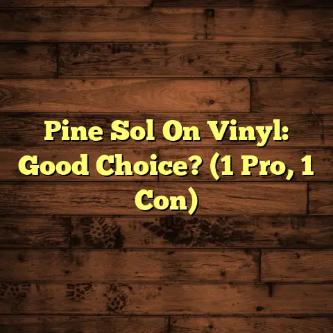 Pine Sol On Vinyl: Good Choice? (1 Pro, 1 Con)