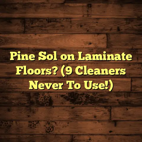 Pine Sol on Laminate Floors? (9 Cleaners Never To Use!)