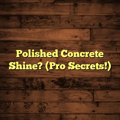 Polished Concrete Shine? (Pro Secrets!)