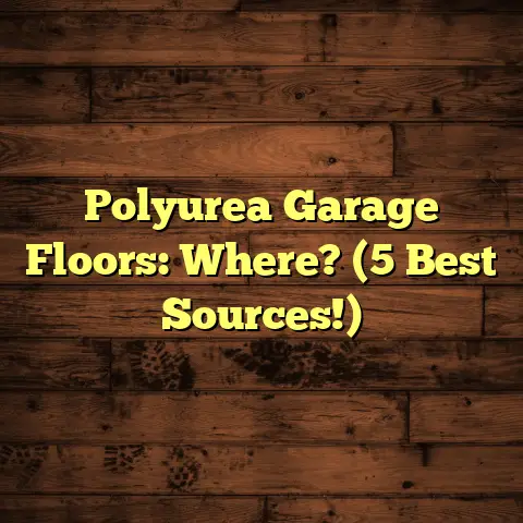 Polyurea Garage Floors: Where? (5 Best Sources!)