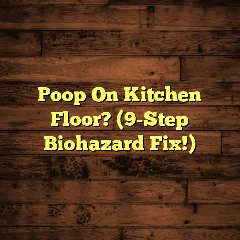 Poop On Kitchen Floor? (9-Step Biohazard Fix!)