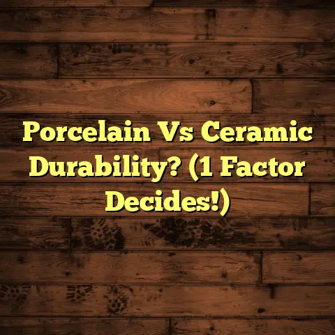 Porcelain Vs Ceramic Durability? (1 Factor Decides!)