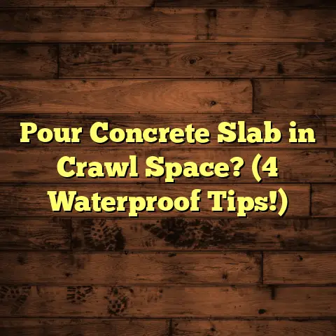 Pour Concrete Slab in Crawl Space? (4 Waterproof Tips!)