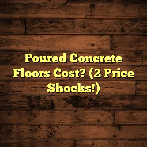 Poured Concrete Floors Cost? (2 Price Shocks!)