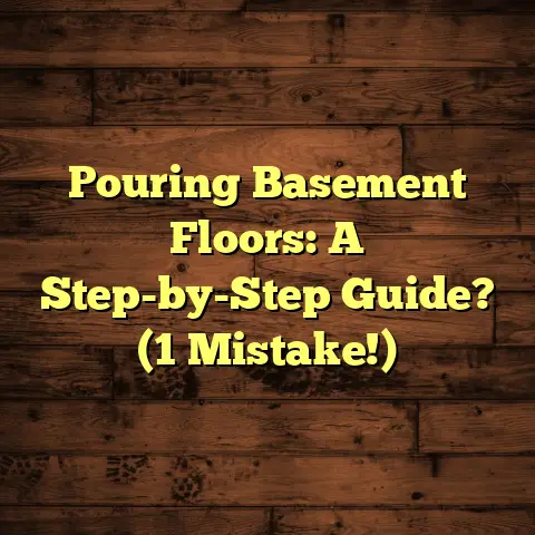 Pouring Basement Floors: A Step-by-Step Guide? (1 Mistake!)