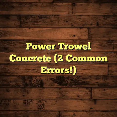 Power Trowel Concrete (2 Common Errors!)