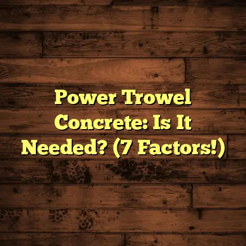 Power Trowel Concrete: Is It Needed? (7 Factors!)