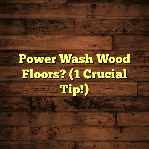 Power Wash Wood Floors? (1 Crucial Tip!)