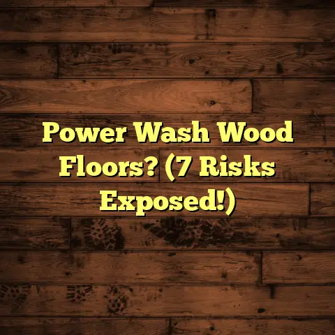 Power Wash Wood Floors? (7 Risks Exposed!)