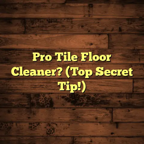 Pro Tile Floor Cleaner? (Top Secret Tip!)