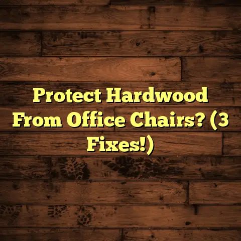 Protect Hardwood From Office Chairs? (3 Fixes!)