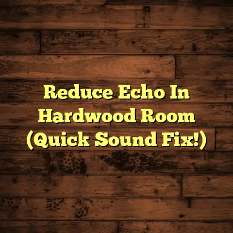 Reduce Echo In Hardwood Room (Quick Sound Fix!)