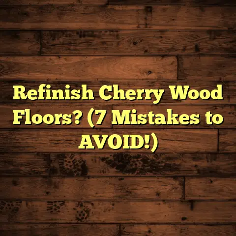 Refinish Cherry Wood Floors? (7 Mistakes to AVOID!)