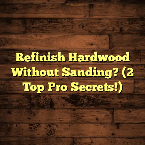 Refinish Hardwood Without Sanding? (2 Top Pro Secrets!)