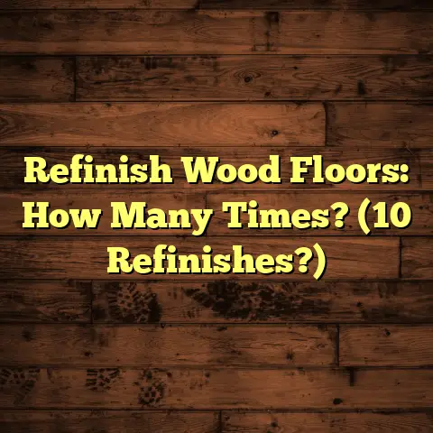 Refinish Wood Floors: How Many Times? (10 Refinishes?)