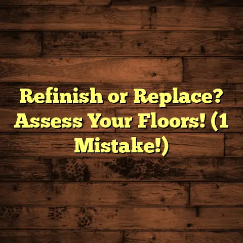 Refinish or Replace? Assess Your Floors! (1 Mistake!)