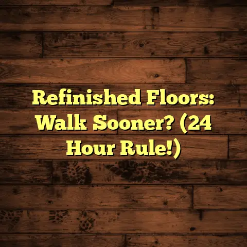 Refinished Floors: Walk Sooner? (24 Hour Rule!)