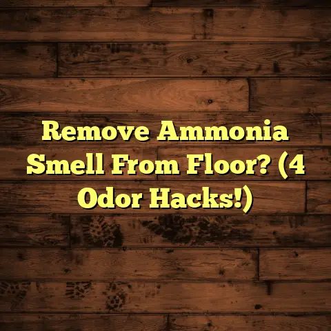 Remove Ammonia Smell From Floor? (4 Odor Hacks!)