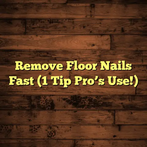 Remove Floor Nails Fast (1 Tip Pro’s Use!)