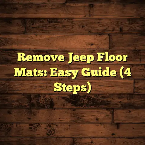 Remove Jeep Floor Mats: Easy Guide (4 Steps)