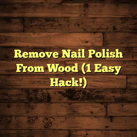 Remove Nail Polish From Wood (1 Easy Hack!)