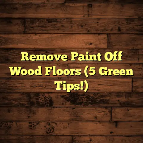 Remove Paint Off Wood Floors (5 Green Tips!)