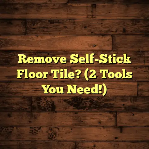 Remove Self-Stick Floor Tile? (2 Tools You Need!)