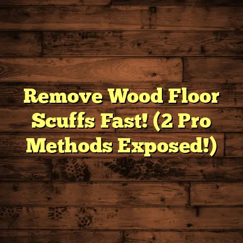 Remove Wood Floor Scuffs Fast! (2 Pro Methods Exposed!)