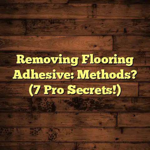 Removing Flooring Adhesive: Methods? (7 Pro Secrets!)