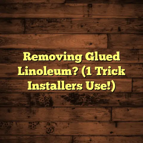 Removing Glued Linoleum? (1 Trick Installers Use!)