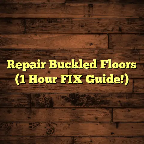 Repair Buckled Floors (1 Hour FIX Guide!)