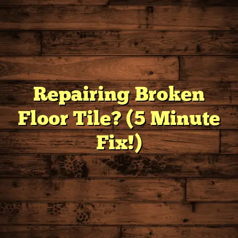 Repairing Broken Floor Tile? (5 Minute Fix!)