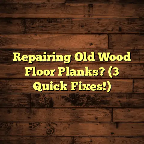 Repairing Old Wood Floor Planks? (3 Quick Fixes!)