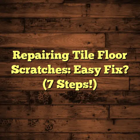 Repairing Tile Floor Scratches: Easy Fix? (7 Steps!)