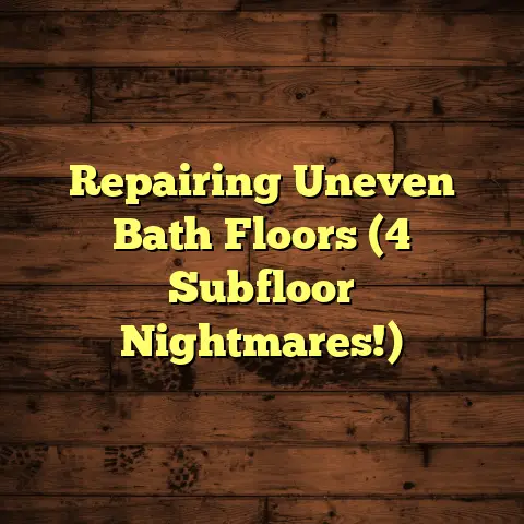 Repairing Uneven Bath Floors (4 Subfloor Nightmares!)