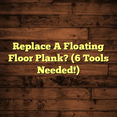 Replace A Floating Floor Plank? (6 Tools Needed!)