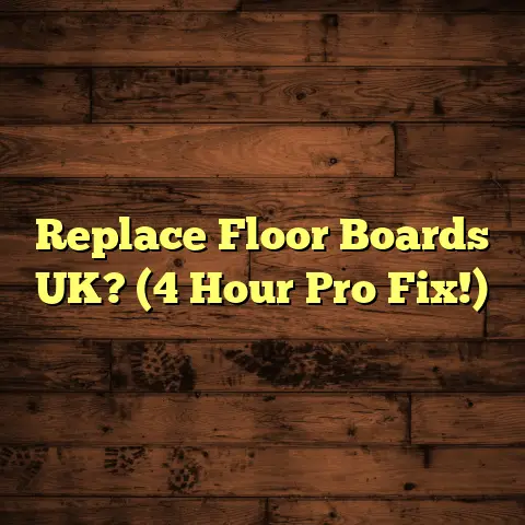 Replace Floor Boards UK? (4 Hour Pro Fix!)