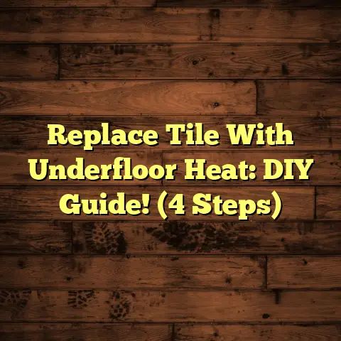 Replace Tile With Underfloor Heat: DIY Guide! (4 Steps)