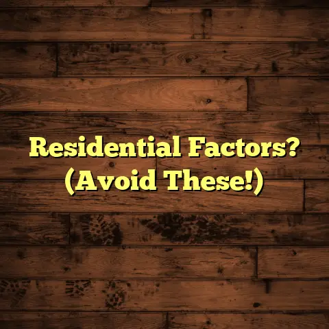 Residential Factors? (Avoid These!)