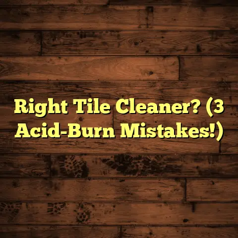 Right Tile Cleaner? (3 Acid-Burn Mistakes!)