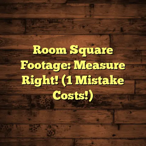 Room Square Footage: Measure Right! (1 Mistake Costs!)